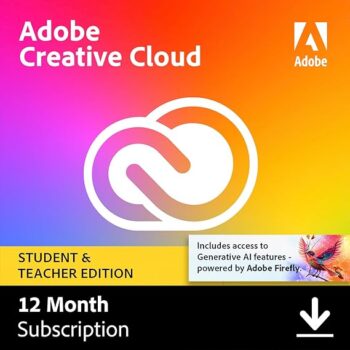 Adobe Creative Cloud All Apps | Student & Teacher Discount |PC/MAC Online Code